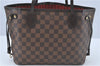 Authentic Louis Vuitton Damier Neverfull PM Shoulder Tote Bag N51109 LV H4346