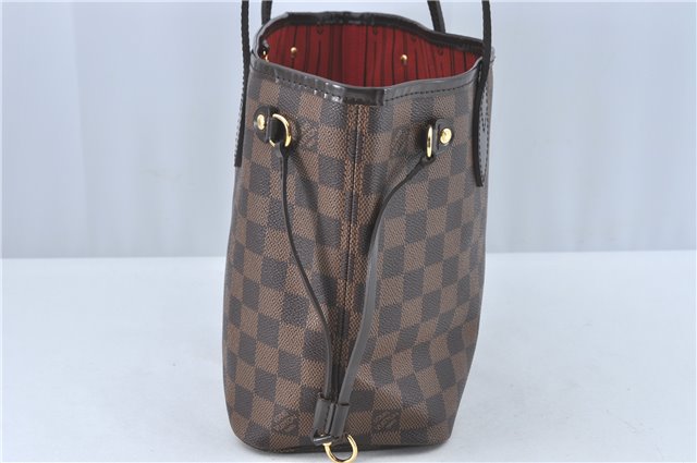 Authentic Louis Vuitton Damier Neverfull PM Shoulder Tote Bag N51109 LV H4346