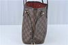 Authentic Louis Vuitton Damier Neverfull PM Shoulder Tote Bag N51109 LV H4346