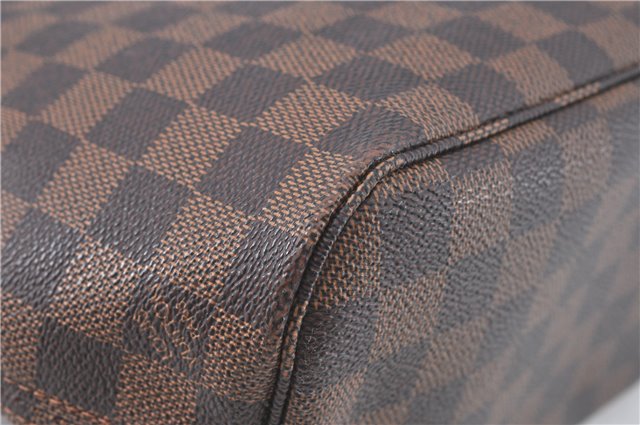 Authentic Louis Vuitton Damier Neverfull PM Shoulder Tote Bag N51109 LV H4346