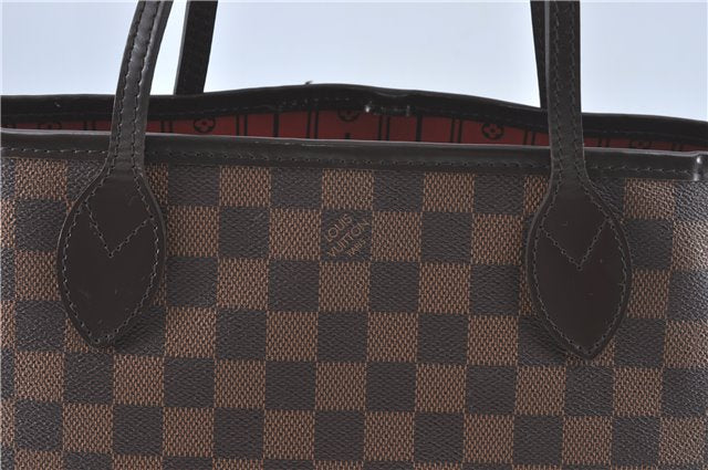 Authentic Louis Vuitton Damier Neverfull PM Shoulder Tote Bag N51109 LV H4346