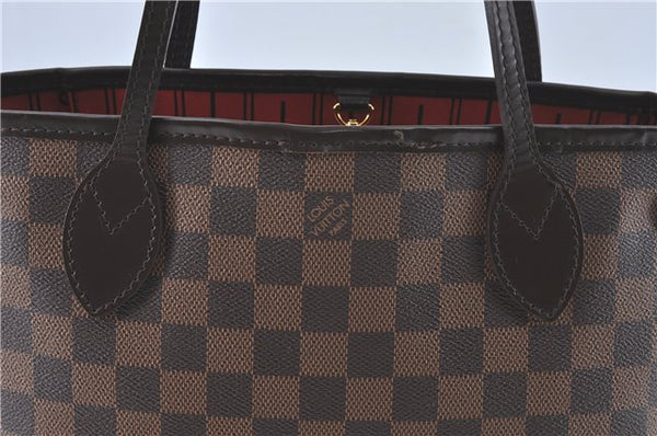 Authentic Louis Vuitton Damier Neverfull PM Shoulder Tote Bag N51109 LV H4346