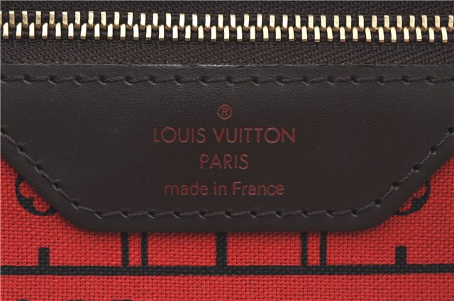 Authentic Louis Vuitton Damier Neverfull PM Shoulder Tote Bag N51109 LV H4346