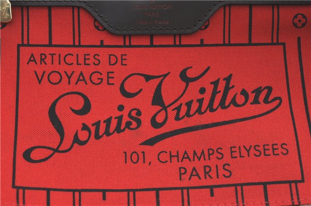 Authentic Louis Vuitton Damier Neverfull PM Shoulder Tote Bag N51109 LV H4346