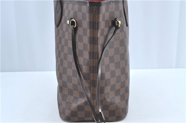 Authentic Louis Vuitton Damier Neverfull MM Tote Bag N51105 LV H7182