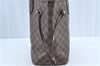Authentic Louis Vuitton Damier Neverfull MM Tote Bag N51105 LV H7182
