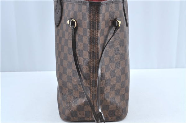 Authentic Louis Vuitton Damier Neverfull MM Tote Bag N51105 LV H7182