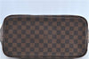 Authentic Louis Vuitton Damier Neverfull MM Tote Bag N51105 LV H7182