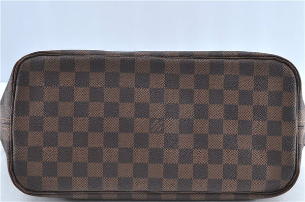 Authentic Louis Vuitton Damier Neverfull MM Tote Bag N51105 LV H7182