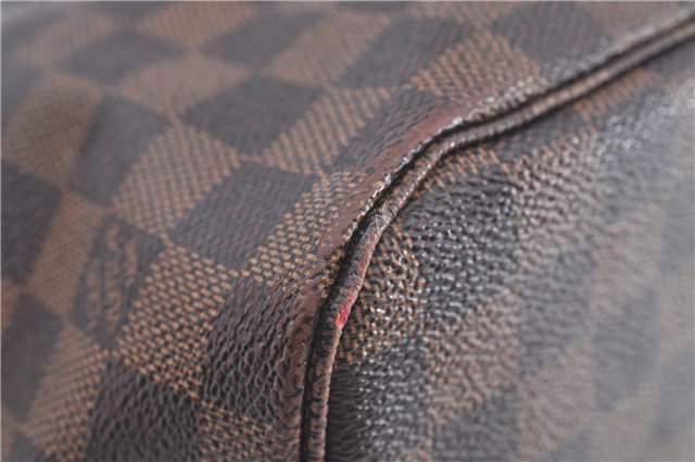 Authentic Louis Vuitton Damier Neverfull MM Tote Bag N51105 LV H7182