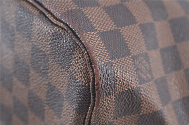 Authentic Louis Vuitton Damier Neverfull MM Tote Bag N51105 LV H7182