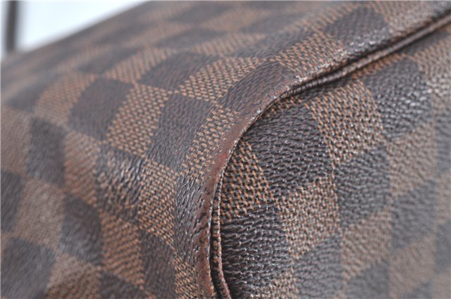 Authentic Louis Vuitton Damier Neverfull MM Tote Bag N51105 LV H7182