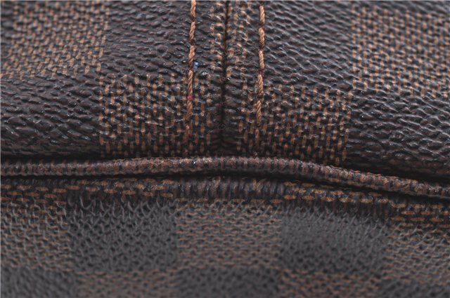 Authentic Louis Vuitton Damier Neverfull MM Tote Bag N51105 LV H7182