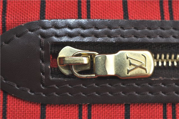 Authentic Louis Vuitton Damier Neverfull MM Tote Bag N51105 LV H7182