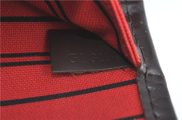 Authentic Louis Vuitton Damier Neverfull MM Tote Bag N51105 LV H7182