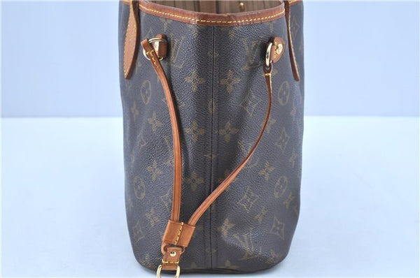 Authentic LOUIS VUITTON Monogram Neverfull PM Tote Bag M40155 LV H8087