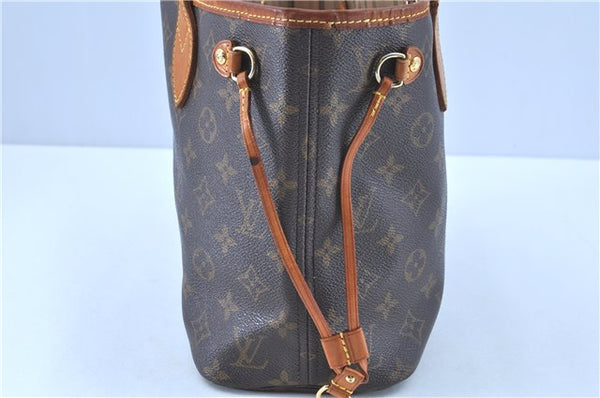 Authentic LOUIS VUITTON Monogram Neverfull PM Tote Bag M40155 LV H8087