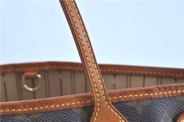 Authentic LOUIS VUITTON Monogram Neverfull PM Tote Bag M40155 LV H8087