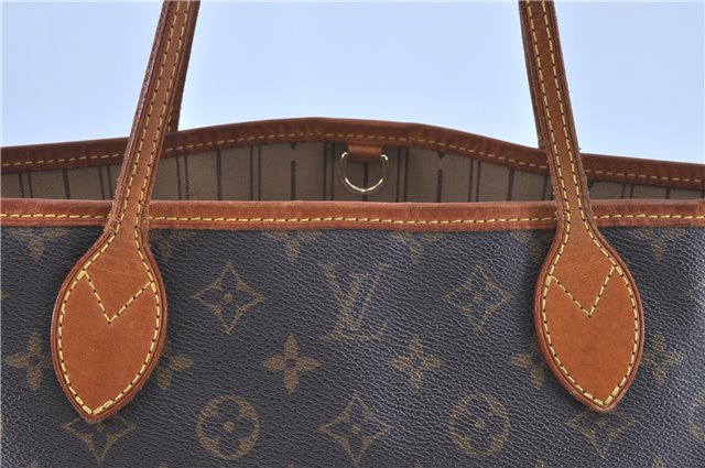 Authentic LOUIS VUITTON Monogram Neverfull PM Tote Bag M40155 LV H8087