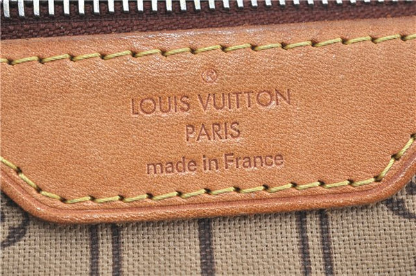 Authentic LOUIS VUITTON Monogram Neverfull PM Tote Bag M40155 LV H8087