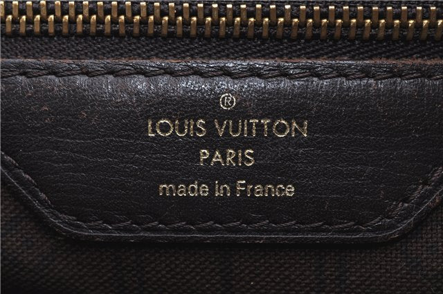 Auth Louis Vuitton Monogram Idylle Neverfull MM Tote Bag Brown M40513 LV H9053