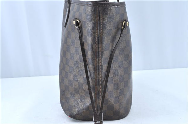 Authentic Louis Vuitton Damier Neverfull MM Tote Bag N51105 LV H9763