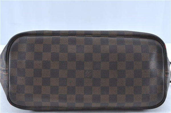 Authentic Louis Vuitton Damier Neverfull MM Tote Bag N51105 LV H9763