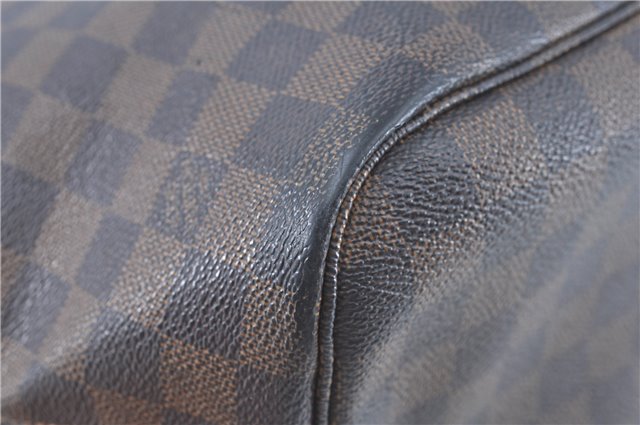 Authentic Louis Vuitton Damier Neverfull MM Tote Bag N51105 LV H9763