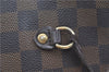 Authentic Louis Vuitton Damier Neverfull MM Tote Bag N51105 LV H9763