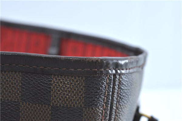 Authentic Louis Vuitton Damier Neverfull MM Tote Bag N51105 LV H9763