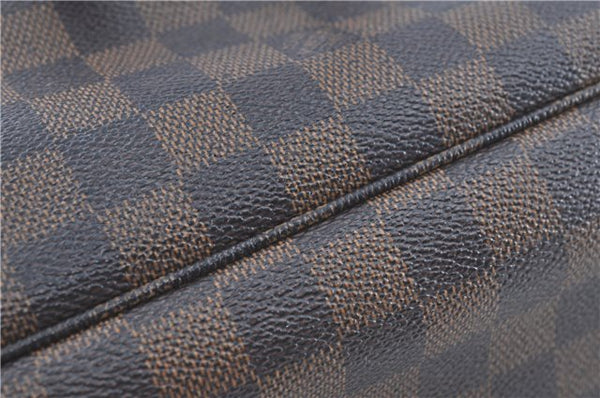 Authentic Louis Vuitton Damier Neverfull MM Tote Bag N51105 LV H9763