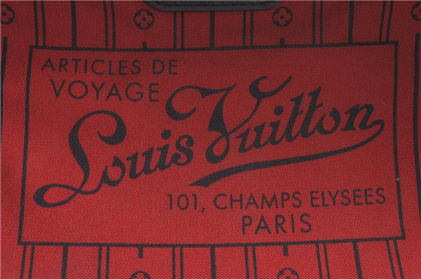 Authentic Louis Vuitton Damier Neverfull MM Tote Bag N51105 LV H9763