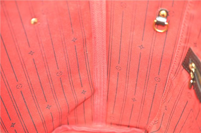 Authentic Louis Vuitton Damier Neverfull MM Tote Bag N51105 LV H9763