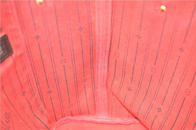 Authentic Louis Vuitton Damier Neverfull MM Tote Bag N51105 LV H9763