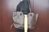 Authentic Louis Vuitton Damier Neverfull MM Tote Bag N51105 LV H9763