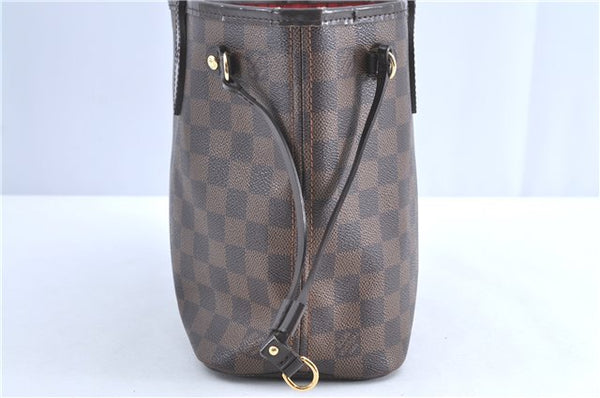 Authentic Louis Vuitton Damier Neverfull PM Tote Bag N51109 LV H9822