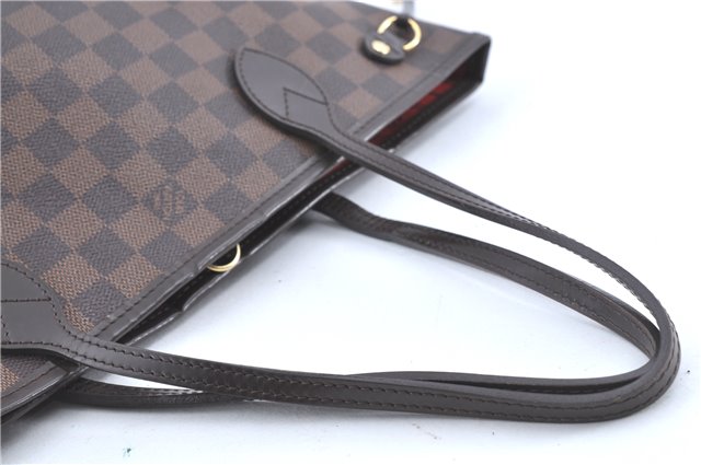 Authentic Louis Vuitton Damier Neverfull PM Tote Bag N51109 LV H9822