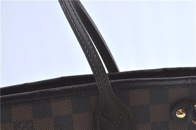 Authentic Louis Vuitton Damier Neverfull PM Tote Bag N51109 LV H9822