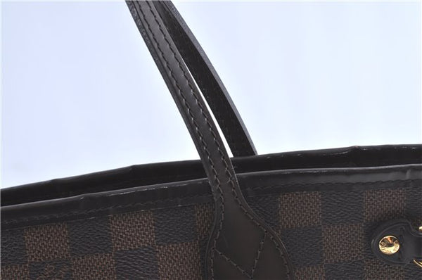 Authentic Louis Vuitton Damier Neverfull PM Tote Bag N51109 LV H9822