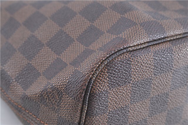Authentic Louis Vuitton Damier Neverfull PM Tote Bag N51109 LV H9822