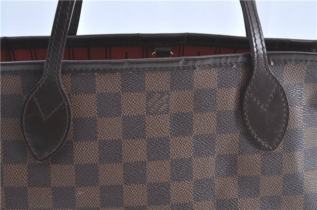 Authentic Louis Vuitton Damier Neverfull PM Tote Bag N51109 LV H9822