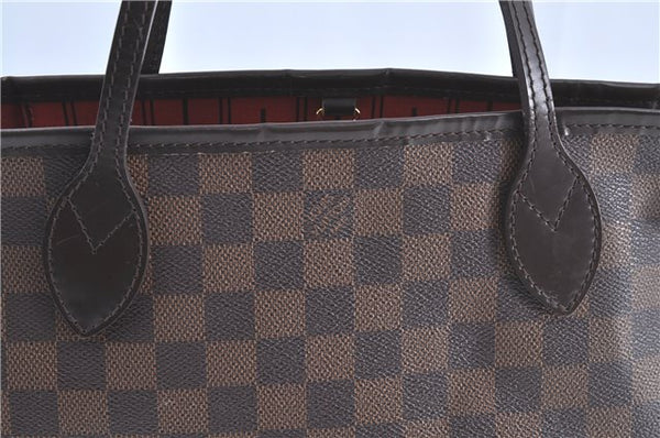 Authentic Louis Vuitton Damier Neverfull PM Tote Bag N51109 LV H9822