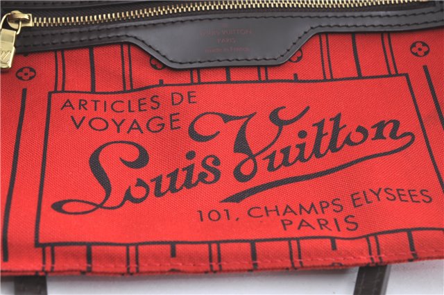 Authentic Louis Vuitton Damier Neverfull PM Tote Bag N51109 LV H9822