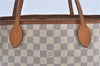 Authentic Louis Vuitton Damier Azur Neverfull MM Tote Bag N51107 LV H9834