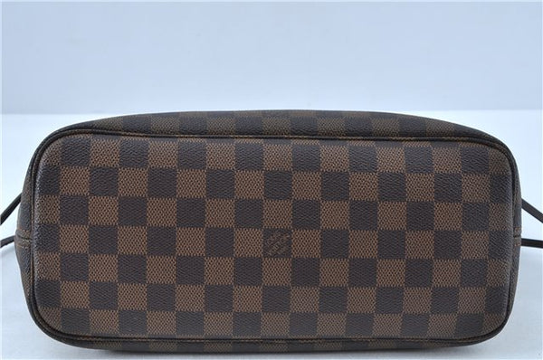Authentic Louis Vuitton Damier Neverfull PM Shoulder Tote Bag N51109 LV H9896