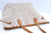 Authentic Louis Vuitton Damier Azur Neverfull MM Tote Bag N51107 LV H9900