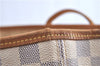 Authentic Louis Vuitton Damier Azur Neverfull MM Tote Bag N51107 LV H9900