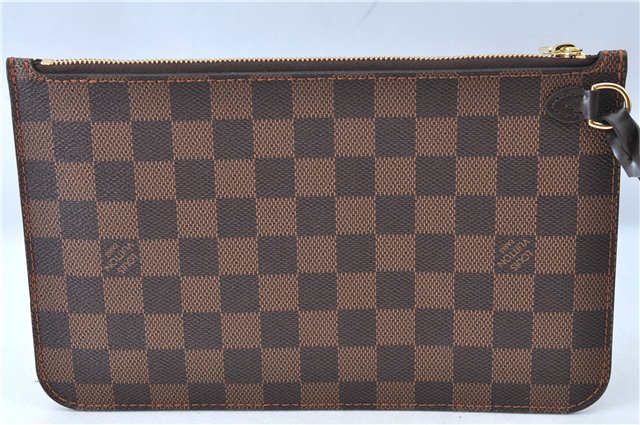 Authentic Louis Vuitton Damier Neverfull Pouch Purse Clutch LV H9981