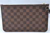 Authentic Louis Vuitton Damier Neverfull Pouch Purse Clutch LV H9981