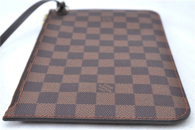 Authentic Louis Vuitton Damier Neverfull Pouch Purse Clutch LV H9981